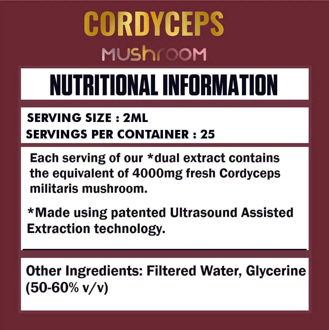 Cordyceps Mushroom Liquid Extract - Image 5