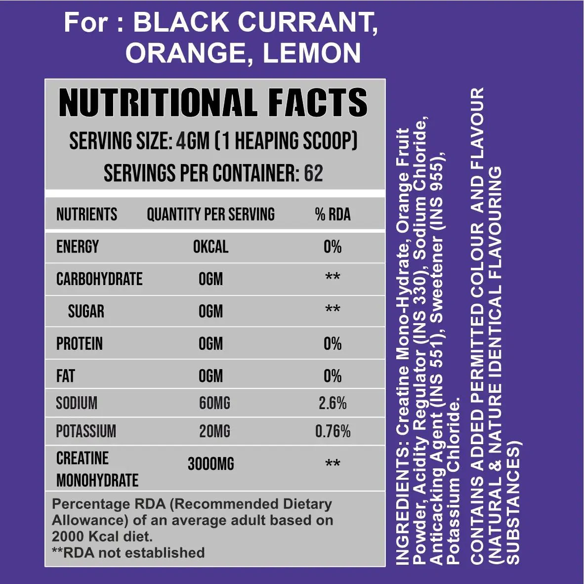 Creatine Monohydrate- Micronized - Image 7
