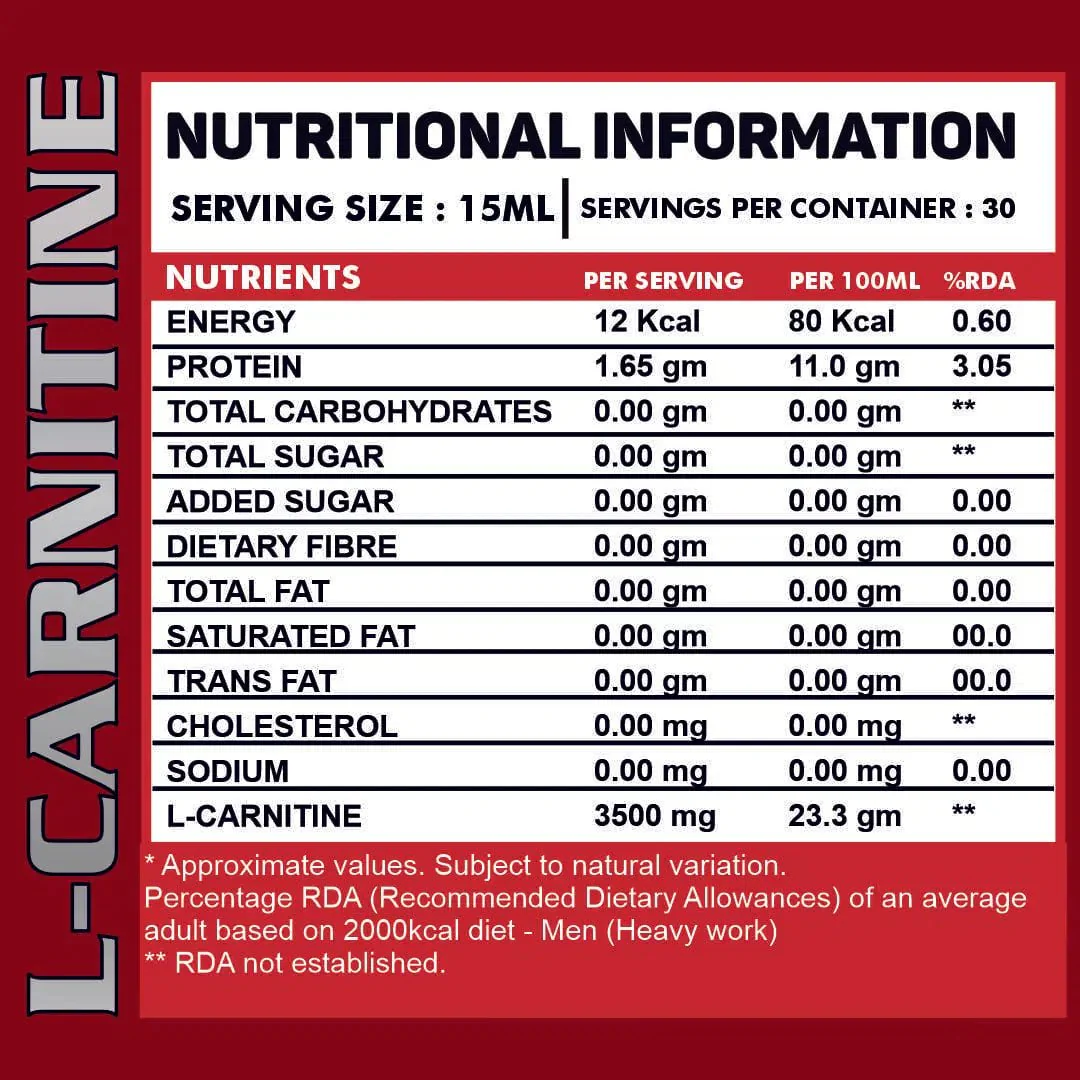 Liquid L-Carnitine 3500MG - Image 5