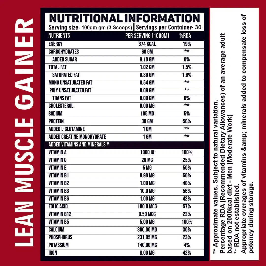 Lean Muscle Gainer - Image 4