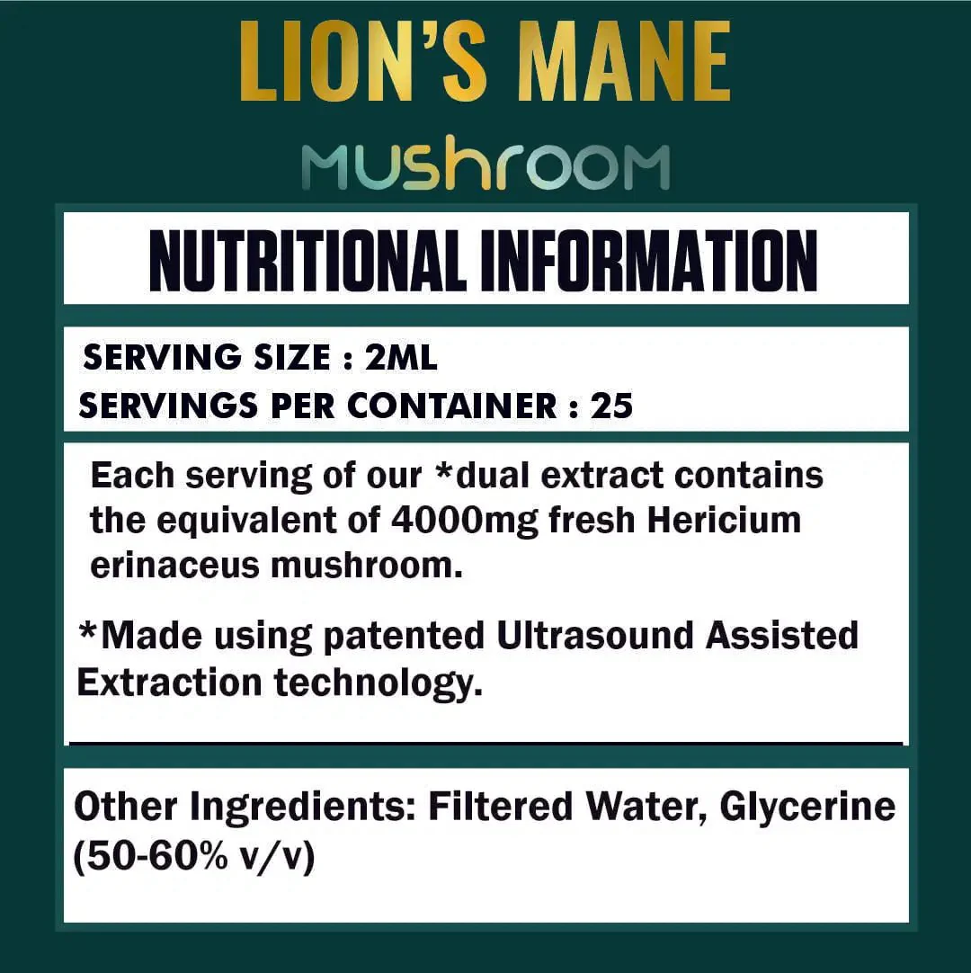 Lion's Mane Mushroom Liquid Extract - Image 4