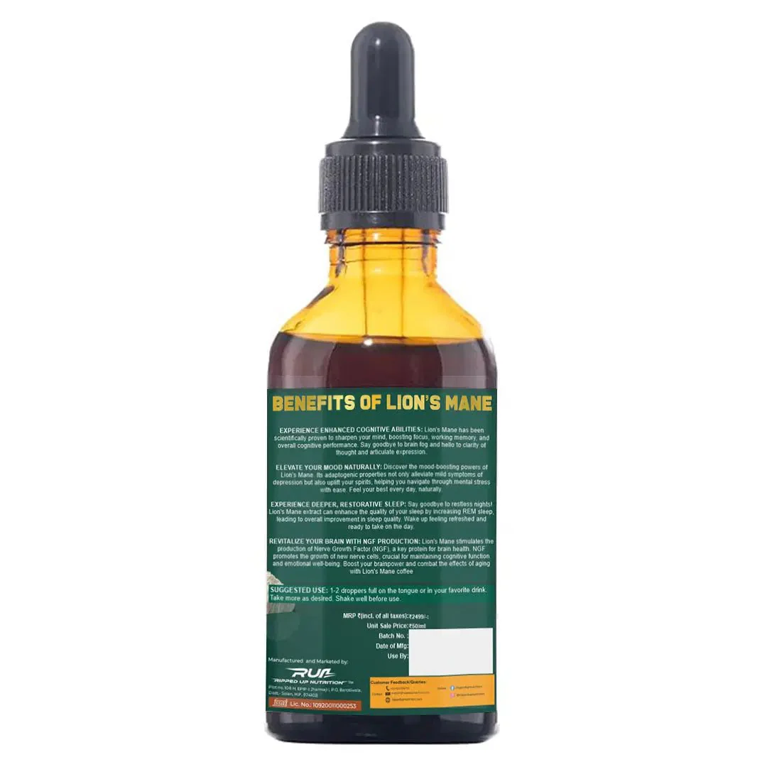 Lion's Mane Mushroom Liquid Extract - Image 6