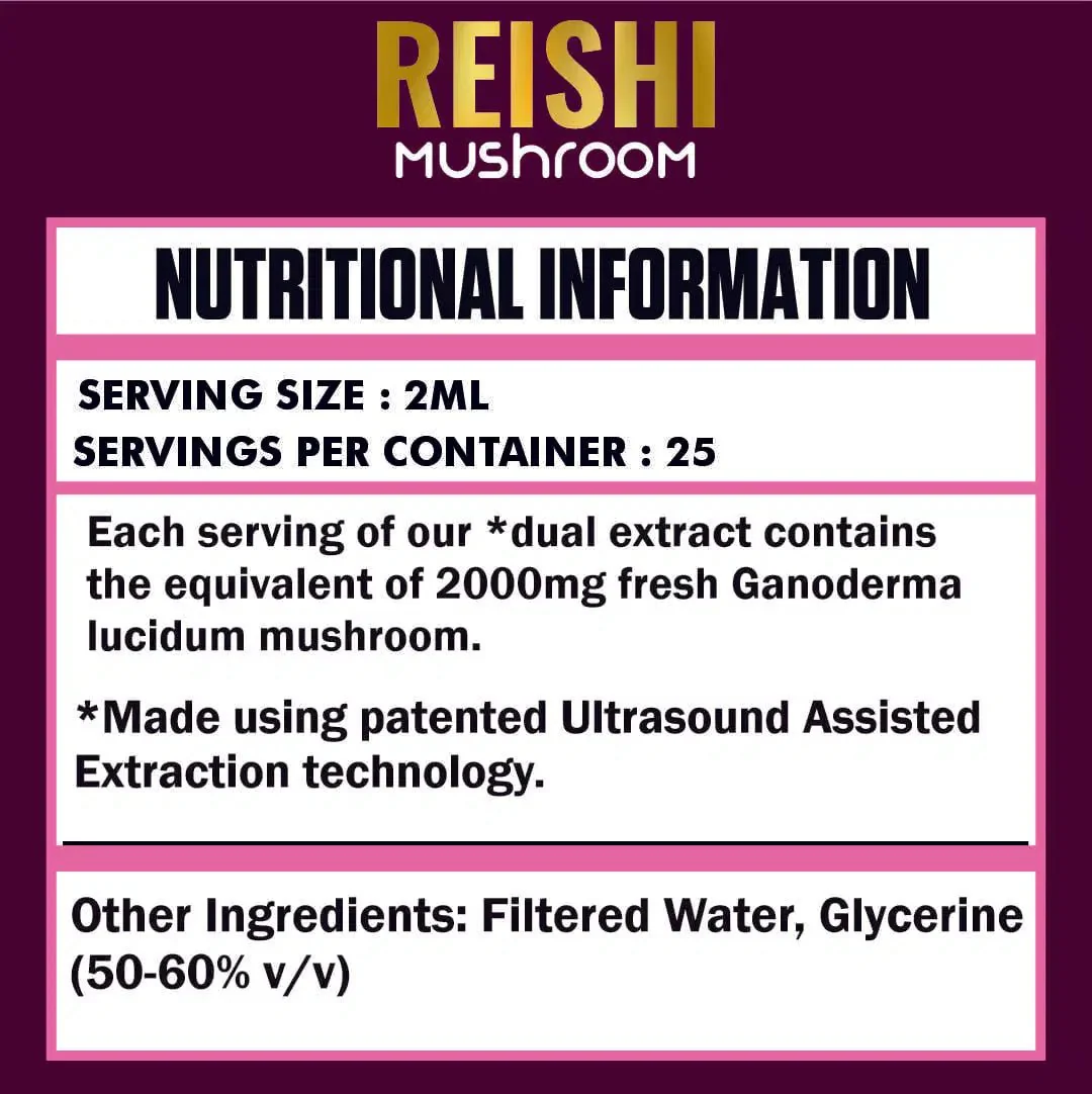 Reishi Mushroom Liquid Extract - Image 5
