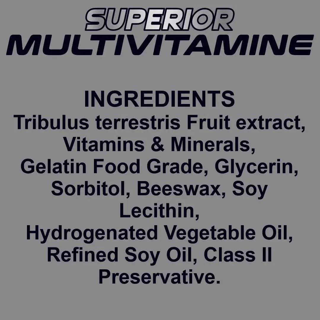 Superior Multi Vitamin + Testa Booster- 60 Softgel Capsule - Image 4